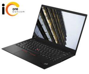This image showcases the Lenovo ThinkPad X1 Carbon, a sleek and powerful laptop that is perfect for professionals on the go. Its thin and lightweight design belies its impressive performance capabilities, which include the latest Intel Core processors and up to 16GB of RAM. The X1 Carbon also features a vibrant display with up to 4K resolution, making it ideal for multimedia tasks such as video editing and graphic design. Additionally, it boasts a durable and ergonomic keyboard, as well as a long-lasting battery that can provide up to 18 hours of use on a single charge. Overall, the Lenovo ThinkPad X1 Carbon is an excellent choice for anyone who needs a reliable and high-performance laptop that can handle any task.