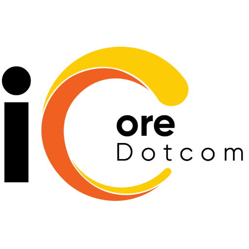 The iCore Dotcom logo is a distinguishing and unique symbol that represents the iCore Dotcom company brand on our website. It is an essential component of their visual identity, and it helps to establish our credibility and recognition in the online marketplace. The logo features a stylized letter "i" with the word "core" written in lowercase letters beneath it. The "i" is designed to resemble a power button, highlighting the company's commitment to providing cutting-edge technology solutions. The logo's Orange and Yellow with Black color scheme conveys a sense of professionalism, reliability, and trustworthiness. Overall, the iCore Dotcom logo is an iconic and memorable representation of the company's values and mission, and it serves as a powerful tool for building brand awareness and attracting new customers.